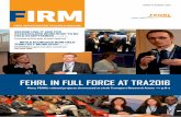 FEHRL INFRASTRUCTURE RESEARCH MAGAZINE · FEHRL INFRASTRUCTURE RESEARCH MAGAZINE FIRM SECOND USE-IT AND FOX STAKEHOLDER WORKSHOP TO BE HELD IN SEPTEMBER … p.8-10 Overview of first