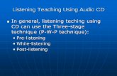 Listening Teaching Using Audio ... 1. Ask students about their experience in listening to story or watching