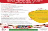 DEKALB PREPARATORY ACADEMY · • Courtesy Balance Reminders: Though we count on our families to maintain lunch accounts, we do email weekly reminders to registered users with balance