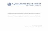 Guidance for Gloucestershire schools which are considering ... · Guidance for Gloucestershire schools which are considering converting to academy status under the Academies Act 2010.