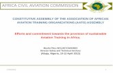 AFRICA CIVIL AVIATION COMMISSION...African Civil Aviation Commission (AFCAC ) The specialized agency of the African Union responsible for Civil Aviation matters in Africa VISION To