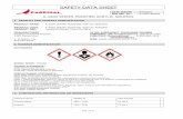 SAFETY DATA SHEET - Cardinal Paint · Page 1 of 21 SAFETY DATA SHEET A-4A00 SERIES MODIFIED ACRYLIC AEROSOL 1. PRODUCT AND COMPANY IDENTIFICATION MANUFACTURER Cardinal Industrial