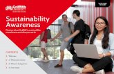 Sustainability Awareness - Griffith University · Griffith University’s long term commitment to sustainability and the environment was recognised in 2017 WATCH Green Gown Awards