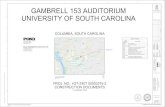 1 2 3 4 5 GAMBRELL 153 AUDITORIUM UNIVERSITY OF SOUTH …purchasing.sc.edu/solicitations/2020-01-15 Drawings - FINAL.pdf · 1/15/2020  · 133 sf 137 sf 137 sf 129 sf 137 sf 353 sf