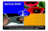 Continuing Education Spring 2005southwesterncc.edu/sacs/reports/4.6-8.pdf · Continuing Education Spring 2005 Center for Business & Industry 2-5 Computer Education 6-8 Fire & Rescue