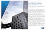 HP CLOUDSYSTEM€¦ · The solution: HP CloudSystem HP is the one vendor able—today—to deliver a comprehensive, integrated cloud solution on a single platform, with all the attributes