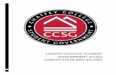 CHAFFEY COLLEGE STUDENT GOVERNMENT (ccsg) …The Faculty Advisor shall attend all Executive Board and Student Senate meetings to provide advisory and administrative support. (2) The