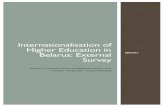Internationalisation of Higher Education in Belarus: External Surveyharmonyproject.eu/wp-content/uploads/2017/04/Final... · 2017-10-30 · 5 bstu 5,917 630 5 9 bip 1,294 195 1 7