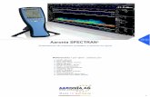 Rev 1.8 Aaronia SPECTRAN - cedesa.com.mx · 2019-02-25 · Basado en un método de análisis espectral patentado, completa- ... los datos se pasa en tiempo real, lo que significa