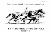 4-H HORSE PROGRAM 4H HSM 10 UNIT 1 - University of Floridasfyl.ifas.ufl.edu/media/sfylifasufledu/lake/docs/4-h/... · 2020-02-11 · 4-H HORSE PROGRAM. HORSES AND HORSEMANSHIP. This