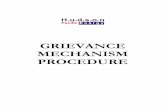 GRIEVANCE MECHANISM PROCEDURE - Hudson PacificThe grievance mechanism procedure will be publicized and communicated in a manner appropriate to the scope and in a manner appropriate