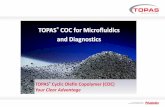 Microfluidics & Diagnostics - TOPAS web... · 2017-05-17 · TOPAS Advanced Polymers A Member of the Polyplastics Group Introduction Microfluidics & TOPAS COC TOPAS® COC: What is