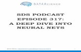 SDS PODCAST EPISODE 317: A DEEP DIVE INTO NEURAL NETS · career in data science. Thanks for being here today, and now let's make the complex simple. Kirill Eremenko: This episode