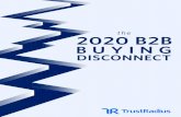 the 2020 B2B BUYING · 2020-02-24 · Still, vendors aren’t reaching all of the buyers involved in the decision. Nearly half of buyers who were involved (49%) said they did not