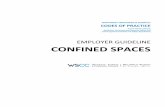 EMPLOYER GUIDELINE CONFINED SPACES Spaces... · Confined Space: an enclosed or partially enclosed space that is not designed or intended for continuous human occupancy, with a restricted