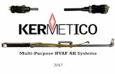 Multi-Purpose HVAF AK Systems 2017 - Kermetico · 2019-07-25 · Our compact spray gun to spray versatile powders and surfaces Maximum spray rate - 15kg/h (33 lbs./hour) Designed