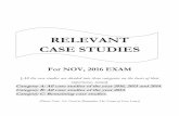 RELEVANT CASE STUDIES - Amazon S3 · RELEVANT CASE STUDIES For NOV, 2016 EXAM [All the case studies are divided into three categories on the basis of their importance, namely Category