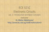 ECE 321C Electronic Circuits Shoubra/Electrical... · 3. Common-Collector Configuration (2) •Limits of operation Defining the linear (undistorted) region of operation for a transistor