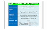 University of Nigeria and... · 2015-09-03 · University of Nigeria Virtual Library Serial No ISSN: 978-129-990-8 Author 1 NWABUISI, Elobuike M. Author 2 Author 3 Title Philosophical