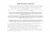 All-State Choir Study Packet.pdf · All-State Choir The All-State Choruses are highly select groups of choral students from Florida's junior high, middle and senior high schools who