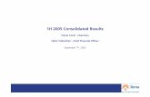 1H 2005 Consolidated Resultsdownload.terna.it/terna/0000/0055/03.pdf · 2015-06-16 · 5 29 36 23 36 1H 2004 1H 2005 One-off reversal of 2004 revenues withheld by GRTN (+15mn euro)