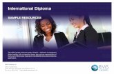 International Diploma - RMS Publishing · International Diploma SAMPLE RESOURCES This RMS sample resources pack contains a selection of powerpoint slides together with a supporting