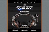 User Guide - Turtle Beach CorporationUser Guide. Congratulations on your purchase of the Call of Duty®: Black OPS II Earforce X-Ray headset from Turtle Beach. You now have in your