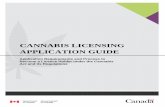 Cannabis Licensing Application Guidance · The Cannabis Act and its Regulations provide, among other things, the framework for legal access to cannabis and to control and regulate