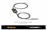 SDI-12 Interface Cable - solinst.com · SDI-12 Interface Cable ser uide Page 1 1 Introduction SDI-12 (Serial Data Interface at 1200 Baud) is a communications protocol designed to