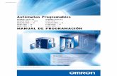CS-CJ-Series Manual de programación · Autómatas Programables Manual de programación Revisado en julio de 2004. iv. v Nota: Los productos OMRON se fabrican para ser utilizados