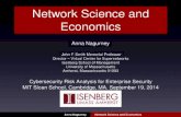 Network Science and Economics - Anna Nagurneysupernet.isenberg.umass.edu/visuals/ACSC_Workshop_Nagurney.pdf · Network Science and Economics Anna Nagurney John F. Smith Memorial Professor