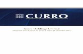 Curro Holdings Limited - JSE · Curro Holdings Limited Integrated annual report for the year ended 31 December 2013. Contents Overview About this report 1 Group performance overview