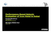 Performance Based Seismic Evaluation of Icon Hotel in Dubai · Senior Structural Engineer WS Atkins Middle East Dubai, UAE. Burj Al Arab Dubai. Atkins Tall Buildings. Icon Hotel,