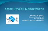 State Payroll Department · Payroll - Time and Attendance It is an employment requirement for every State Employee to maintain their time record on a Bi- Weekly or monthly basis.