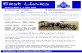 East Links - griffithe-p.schools.nsw.gov.au · Kenny for their selection in the Riverina Aussie Rules team. The boys played in Penshurst, Sydney at the NSW Carnival in May and had