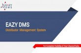 EAZY DMS · Tally Faster Liquidation Better product planning with actual sales insights Minimal change management as distributors work on their existing Tally Master Control Integrate