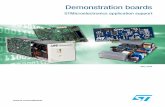 Demonstration boards - Промэлектроника · 2009-07-10 · Demonstration boards. Contents Product demonstration boards 4. Audio ICs 4 Power management ICs 5 Motion sensors