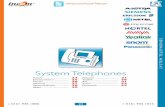 System Telephones - Incom Online - Login · The Aastra Dialog 7000 analogue telephone range offer all the performance and reliability you require to move your business ahead. These
