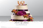 Fall in Love - Amazon S3...Fall in Love 10" × 8" × 6" Serves Approximately: 106* (cake size and servings may vary) ©2016 DecoPac *Servings include top tier. Gum paste and sugar