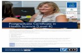 PG Cert in Health Science - EIT · The Postgraduate Certificate in Health Science offers a selection of courses designed to meet the needs of nurses, health practitioners, ... Critical