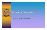 The Great Depression-Economic Collapsenidorflibrarymediawebsite.weebly.com/.../13028951/...economic_collapse.pdf · The Economic Collapse. American Prosppy perity & Optimism ¾Throughout
