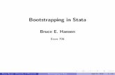 Bootstrapping in Stata - SSCC - Homebhansen/706/boot.pdf · Bootstrapping in Stata Bruce E. Hansen Econ 706 Bruce Hansen (University of Wisconsin) Bootstrapping in Stata April 21,