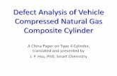 Defect Analysis of Vehicle Compressed Natural Gas ...Defect Analysis of Vehicle Compressed Natural Gas Composite Cylinder A China Paper on Type 4 Cylinder, translated and presented