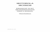 MOTOROLA MC68030 - UVajesman/BigSeti/ftp/Microprocesadores/Motorola/... · MOTOROLA MC68030 USER’S MANUAL xxiii PREFACE The MC68030 User's Manual describes the capabilities, operation,