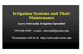 Irrigation Systems and Their MaintenanceCombined sprinkler & drip systems Sprinklers for frost protection and drip for irrigation.!Often an electric motor is used for drip irrigation