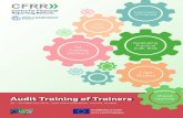 Audit Training of Trainers Workshop - JVI · Audit Training of Trainers Workshop 1 . Audit Training of Trainers: Module F1 . 25 – 26 February 2016, Joint Vienna Institute, ... The