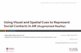 Using Visual and Spatial Cues to Represent Social Contacts ...kucg.korea.ac.kr/new/seminar/2019/ppt/ppt-2019-01-03.pdf · Holoportation: Virtual 3D Teleportation in Real-Time [Sergio