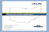 Homicides in Ohio 2000-2012 · Ohio’s homicide rate ranked 27th highest in the U.S. in 2012 and in 2000 Ohio’s homicide rate ranked 31st. A comparison of regional homicide rates