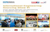 International Engineering Sourcing Show VI · conservation systems, smart ultrasonic water meter, component machining, industrial research and consultancy centre, IP patenting and