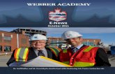 WEBBER ACADEMY October 2011.pdf · 2011-11-01 · 22 Webber Academy E-News October 2011 E-News October 2011 About Webber Academy Our School Mission is to prepare students to thrive